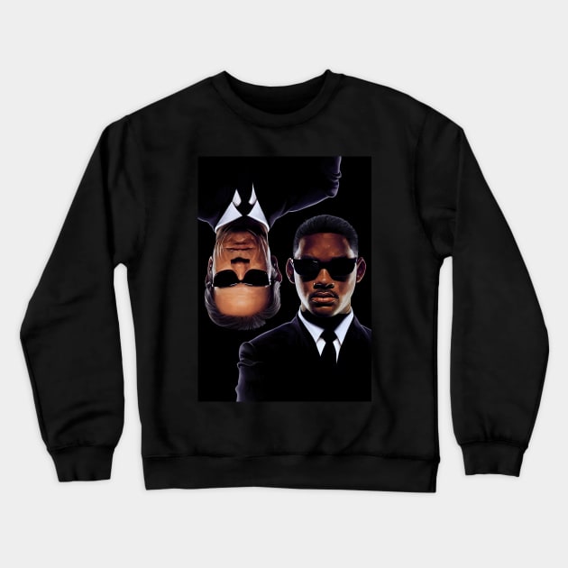 Men in Black Crewneck Sweatshirt by dmitryb1